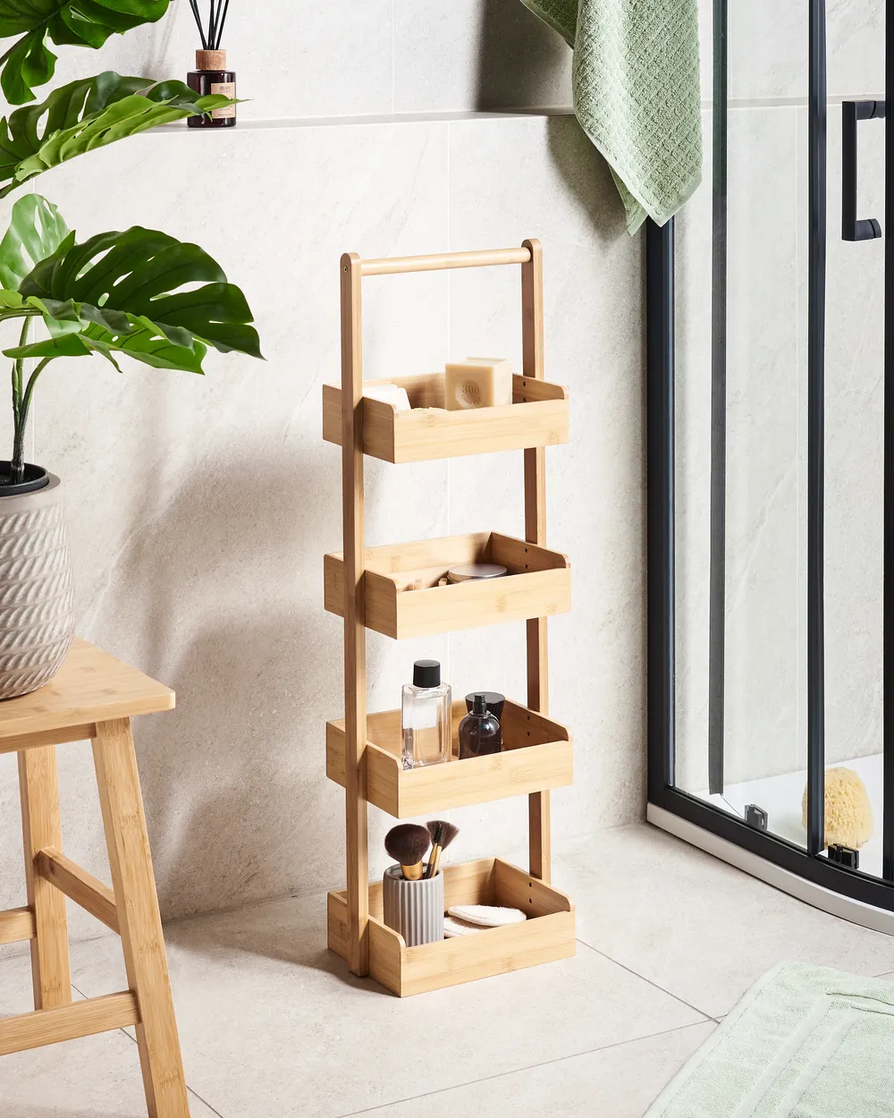 Shelving Unit VAUPES Bamboo Light Brown
