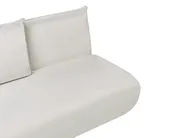 Sofa Bed 2 Seater ROROS Faux Linen Off-White_1038993