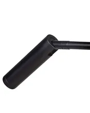 LED-skrivbordslampa LAWSON Justerbar Metall Svart_919214