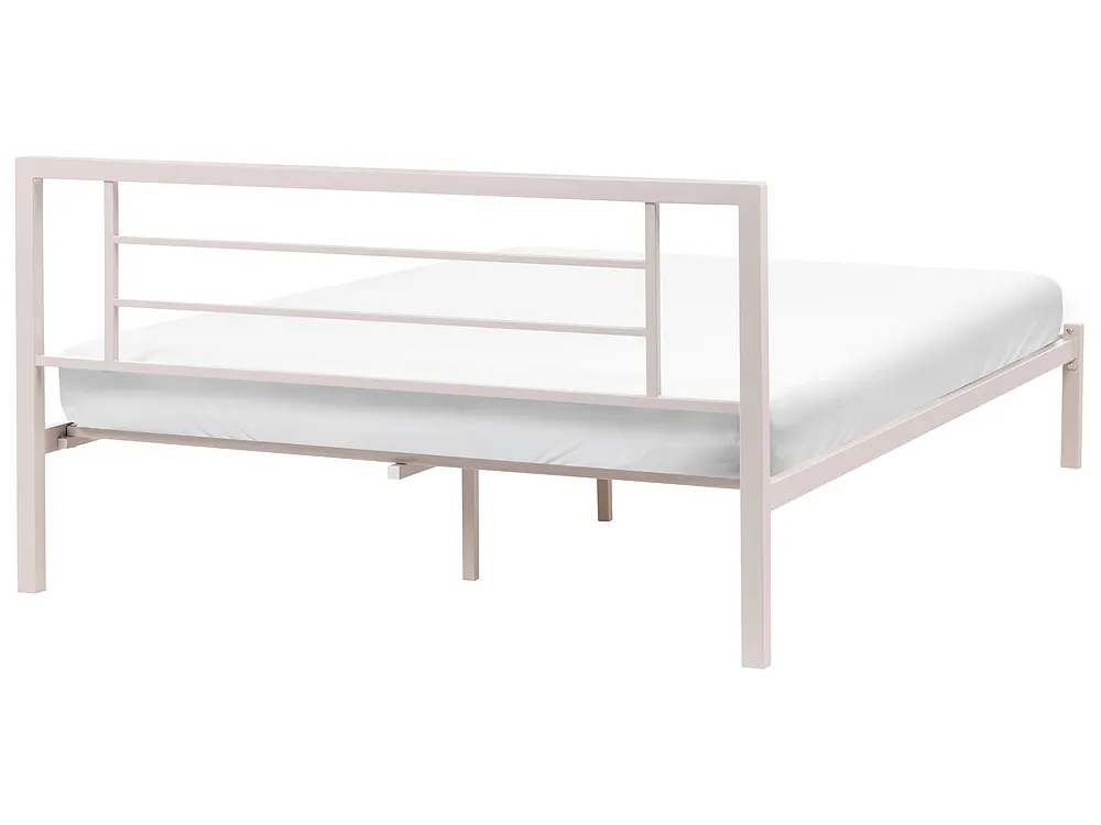 Sänky Metalli CUSSET 160 x 200 cm Vaaleanbeige_1162083