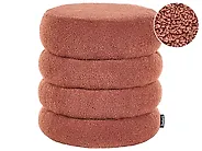 Pouffe SUMPTER Boucle Golden Brown_1176544