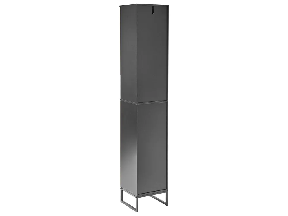 Bathroom Cabinet MISCANTI Bamboo Wood 30 cm Light Brown_1014118