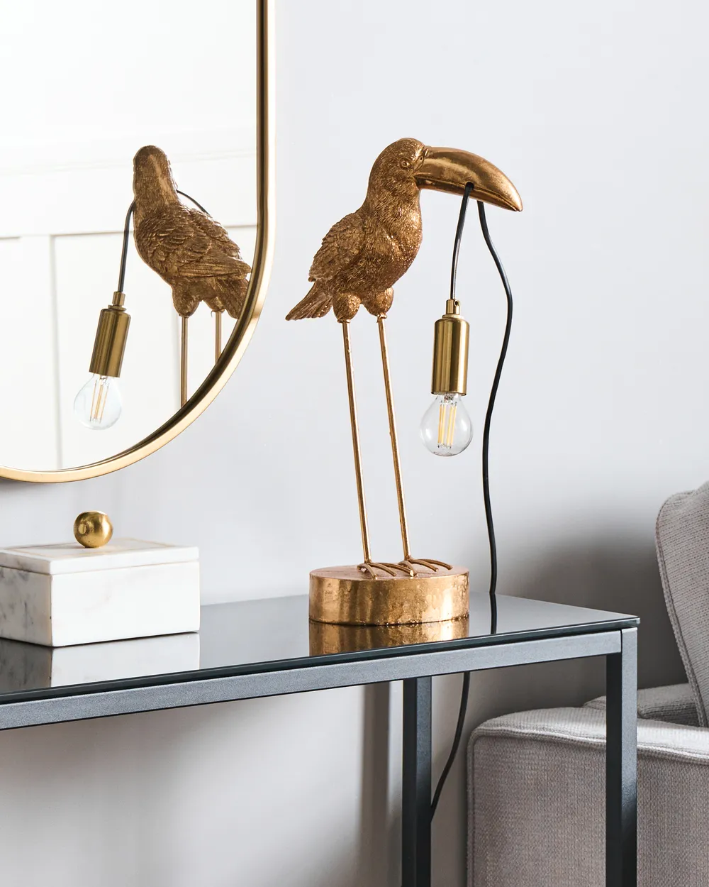 Table Lamp Toucan ARACARI Gold_1003670