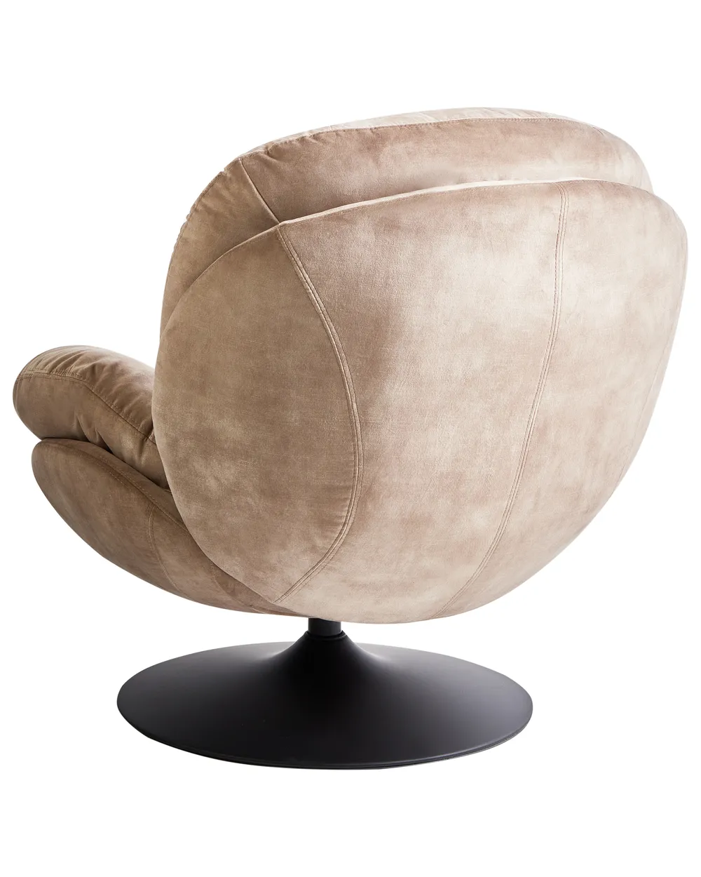 Swivel Armchair NOLVIK Velvet Sand Beige_965754