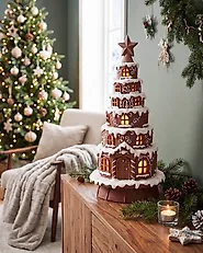 Christmas Decoration LED SATTANEN 40 cm Brown_1185513