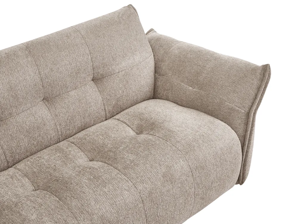 Sofa 2 Seater HALBA Fabric Taupe_1071751