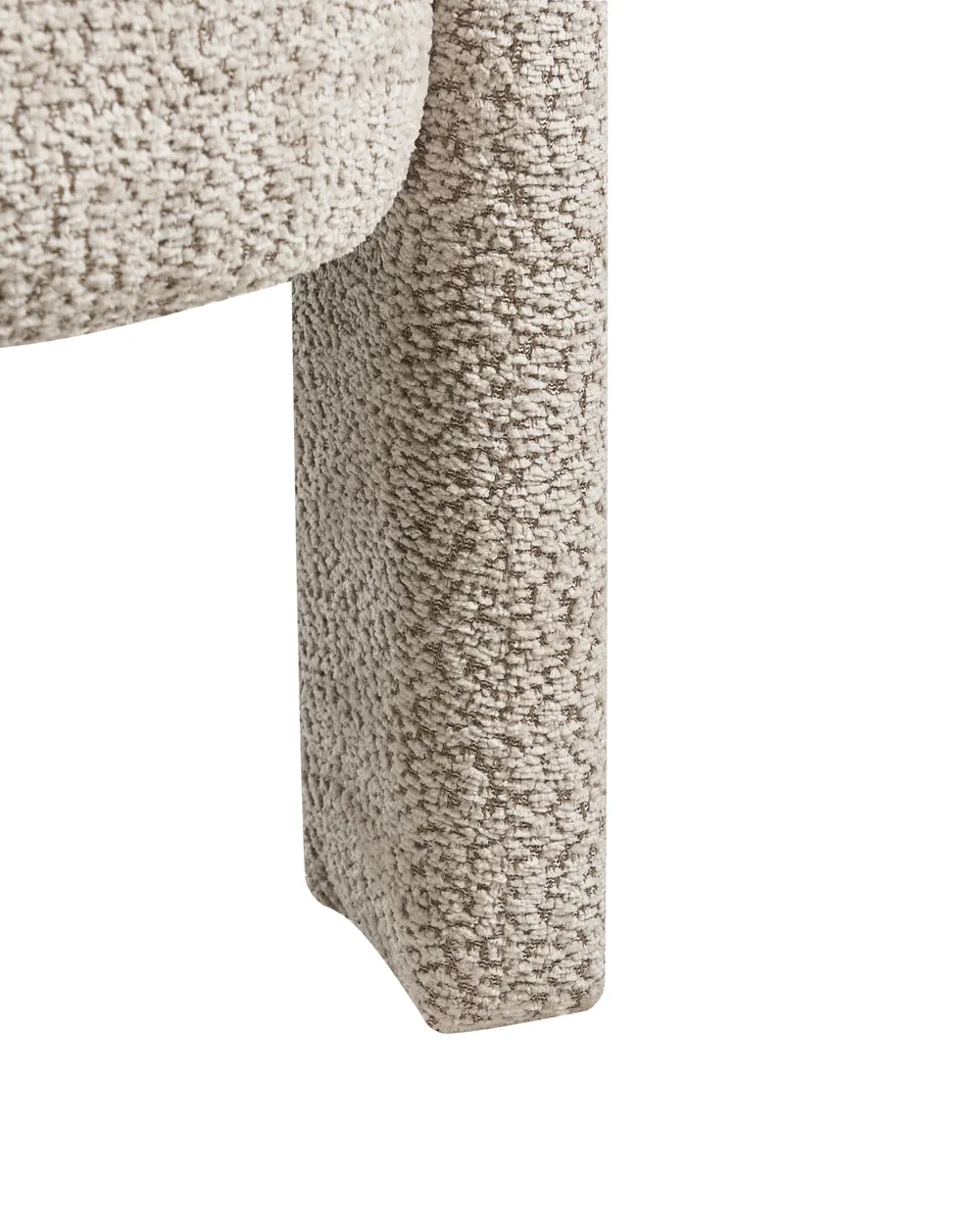 Fåtölj BUREA Chenille Ljusbeige_1010428