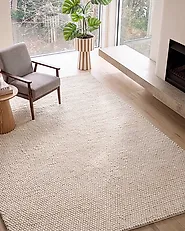 Rug KORDEA Light Beige 160 x 230 cm Wool_1131834