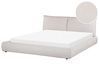 Bed Corduroy VINAY 180 x 200 cm (EU Super King) Light Beige