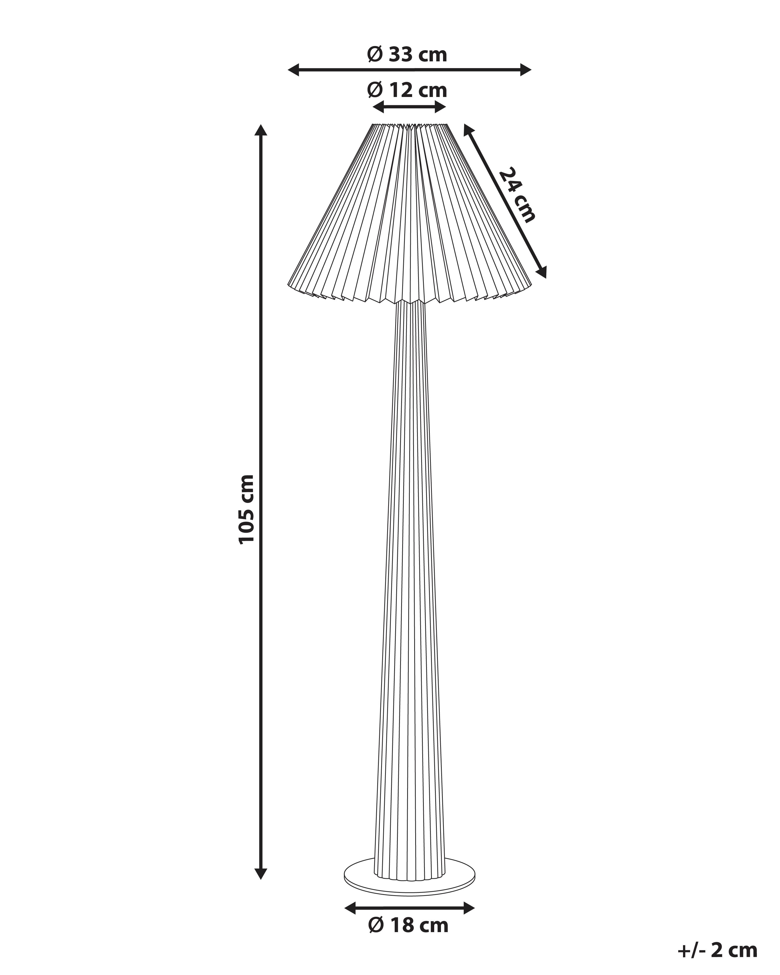 Floor Lamp ALIGIDE Wood Natural_1016936