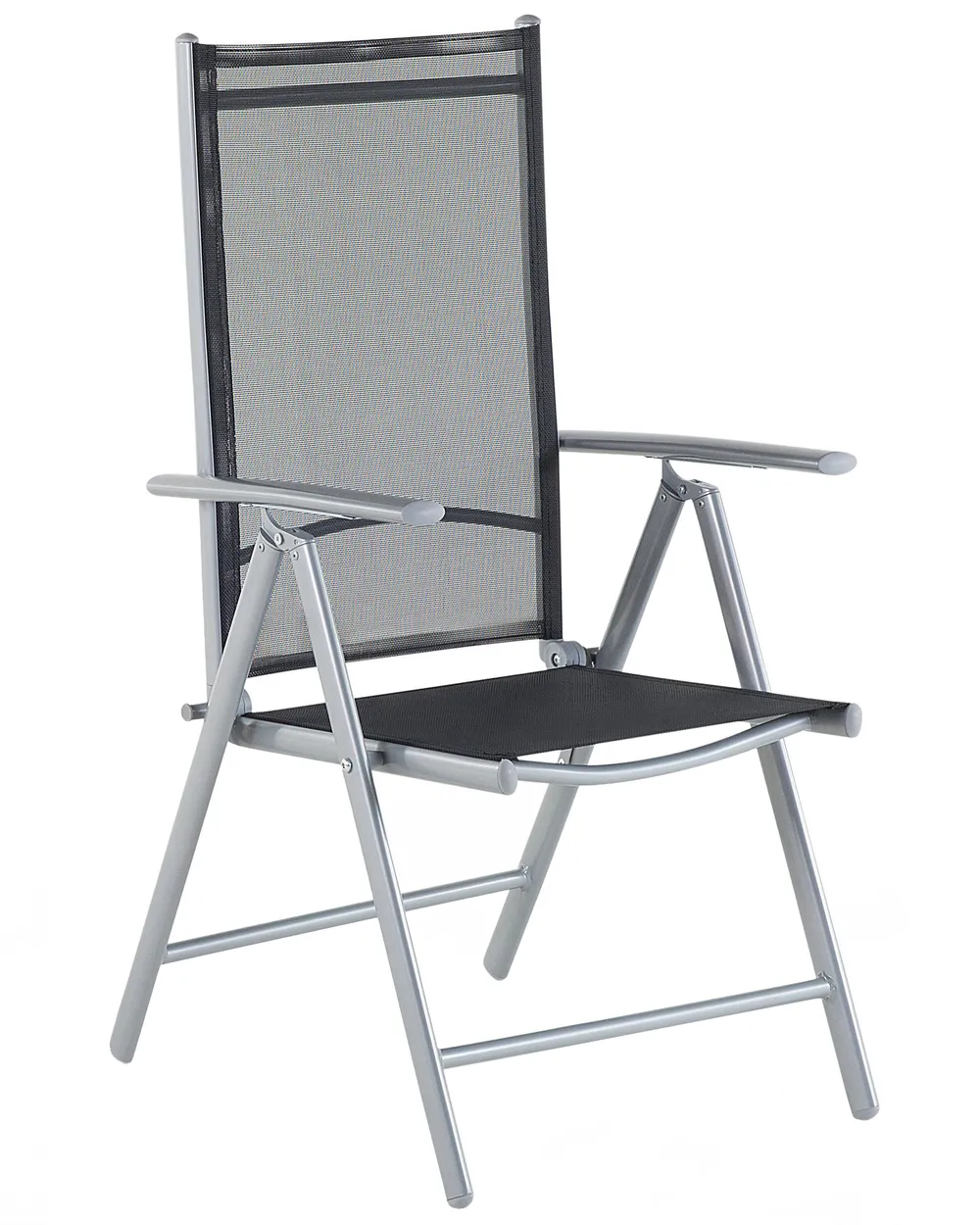 Set of 6 Garden Chairs CATANIA Metal Black_705113