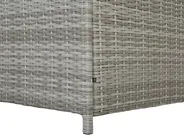 Storage Box MODENA 158 cm 63 cm PE Rattan Grey_796128
