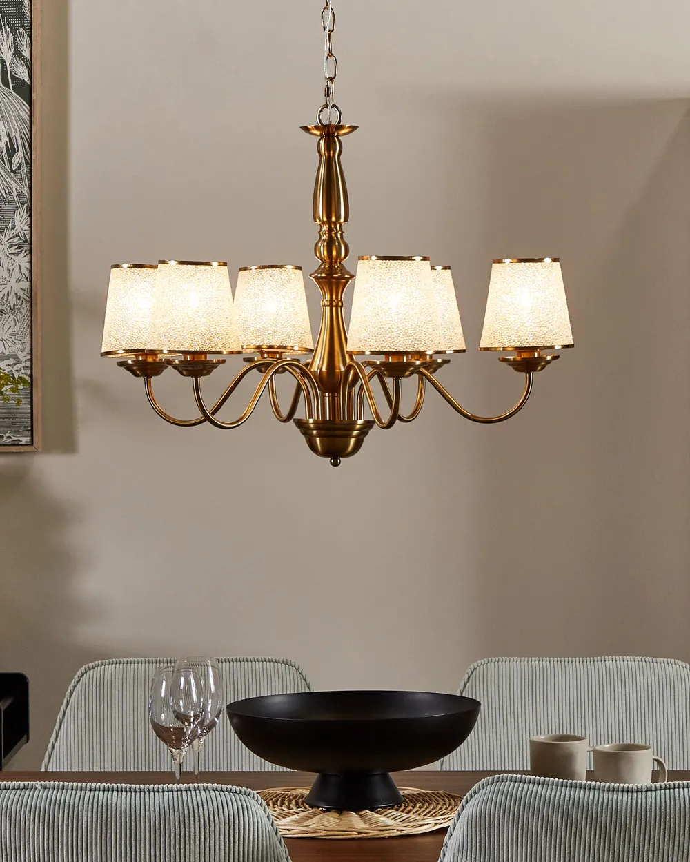 Chandelier BRADANO Metal Brass