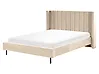 Sänky Sametti VILLETTE 160 x 200 cm Beige