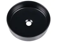 Pesuallas tason päälle TEBAR ⌀ 40 cm Keramiikka Musta_923390