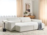 Right-Hand Chaise Longue HELLNAR Boucle Off-White_911307