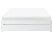 Bed with Storage Drawers without Headboard GIAT Wood White 160 x 200 cm (EU King Size)_1023316