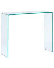Konsolbord KENDALL Härdat glas Transparent_751289