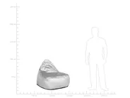 Sittsäck 200 L DROP 63 cm 75 cm Silver_823708