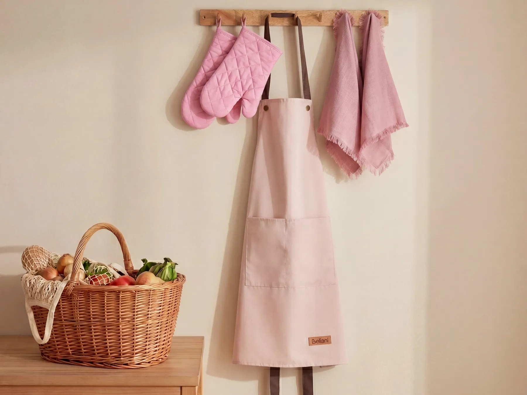 Kitchen Textiles Set LACTUCA Pink_987159