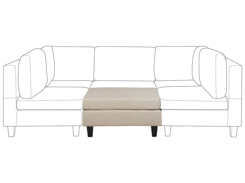 Ottoman FEVIK Fabric Beige_762206