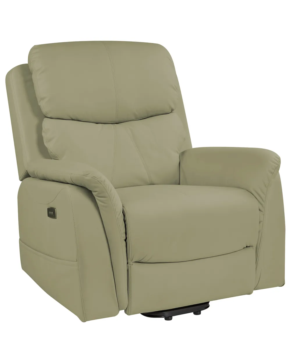 Elektrisk reclinerfåtölj GLORIE med massagefunktion Grön_924104