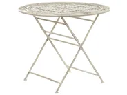 Bistropöytä BIVIO 90 cm 90 cm Metalli Luonnonvalkoinen_806668