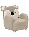 Kids Armchair Koala HERVIK Fabric Taupe