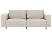 Sofa 3 Seater NIVALA Fabric Light Beige_874117