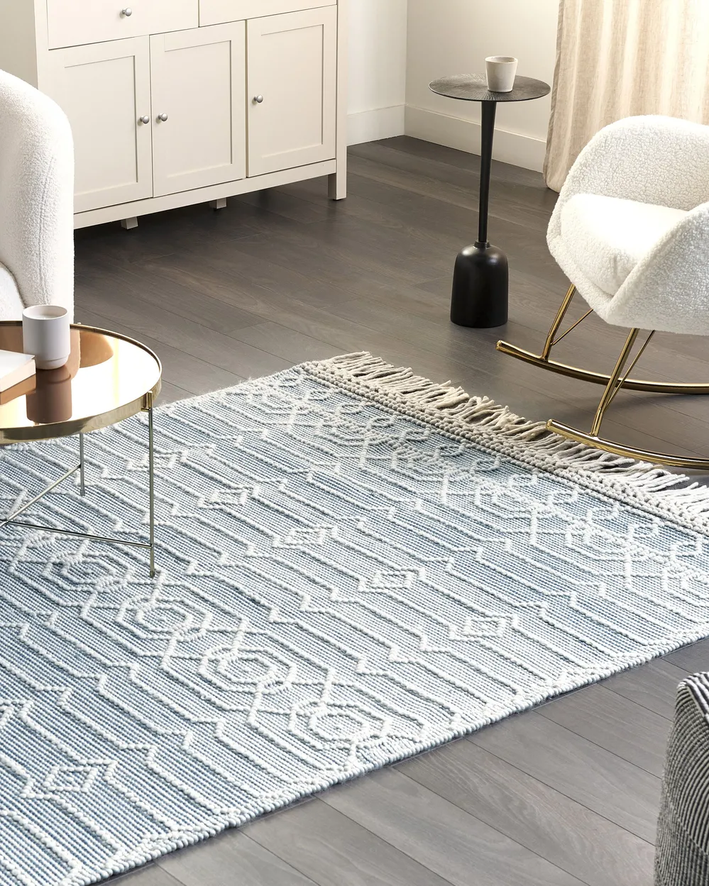 Rug ORHANELI Blue 160 x 230 cm Wool