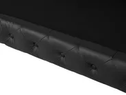 Soffa 3-sits VISSLAND Konstläder Svart_741121