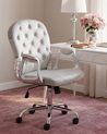 Desk Chair PRINCESS Velvet Light Grey