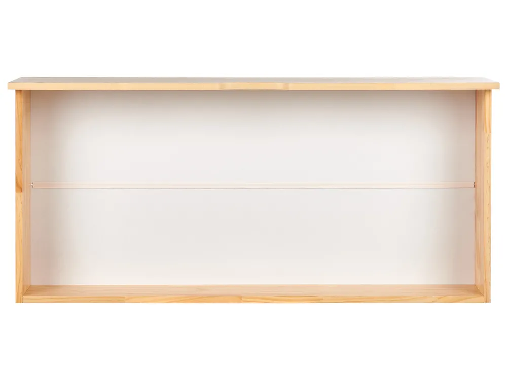 Set of 2 Bed Storage Drawers Pine Wood EPANEY Light Brown_955013