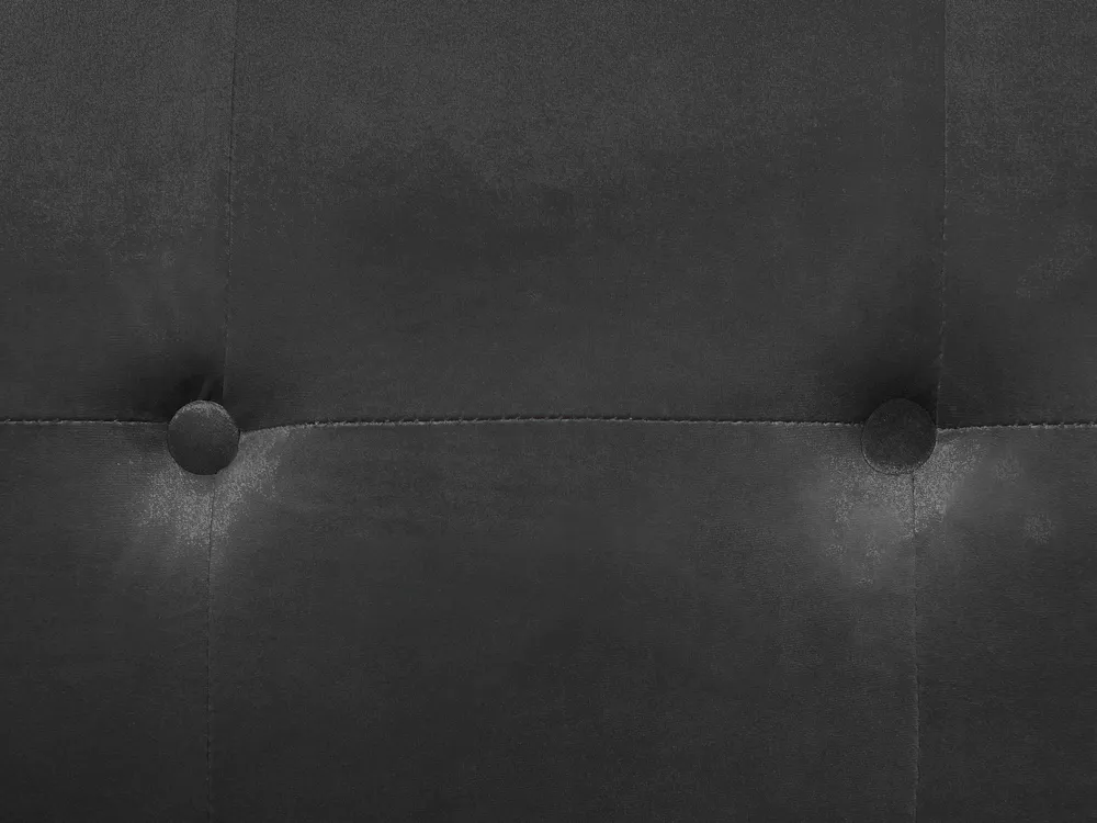 Sofa 3 Seater AVALDSENES Velvet Dark Grey_751764