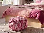Sittpuff CONRAD Bomull Rosa_1179330