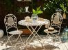 Bistrobord BIVIO 90 cm 90 cm Metall Off-White