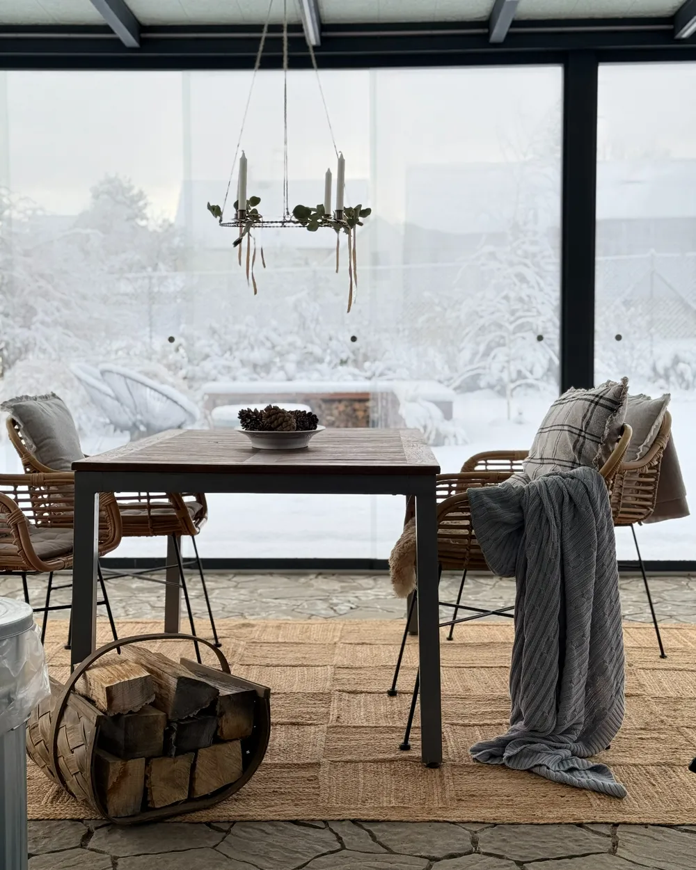 Rug ESENTEPE Beige 300 x 400 cm Jute_983277