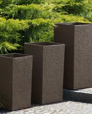 Plant Pot TENNO 35 cm Dark Brown_740398