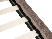 Säng utan huvudgavel Bouclé ROANNE 160 x 200 cm Taupe_995503