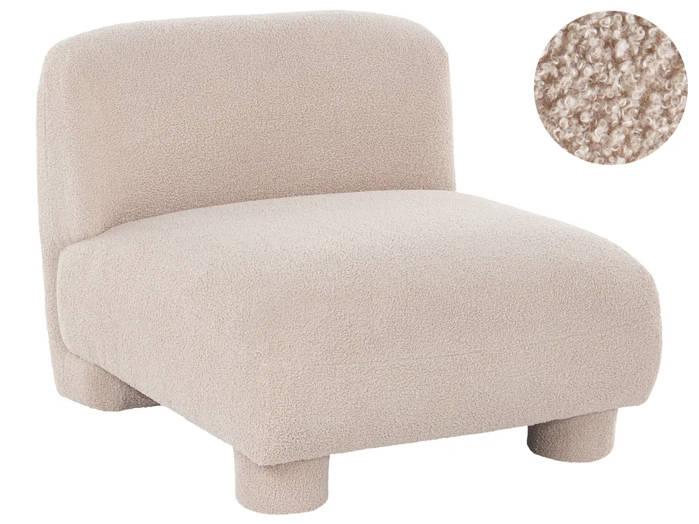 1-Seat Section MJALBI Boucle Beige