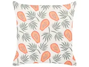 Set med 2 prydnadskuddar AVENS 45 x 45 cm Flerfärgad Växtmotiv_857882