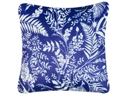 Set med 2 utomhusdynor GLIMMER Växtmotiv 45 x 45 cm Blå_979560