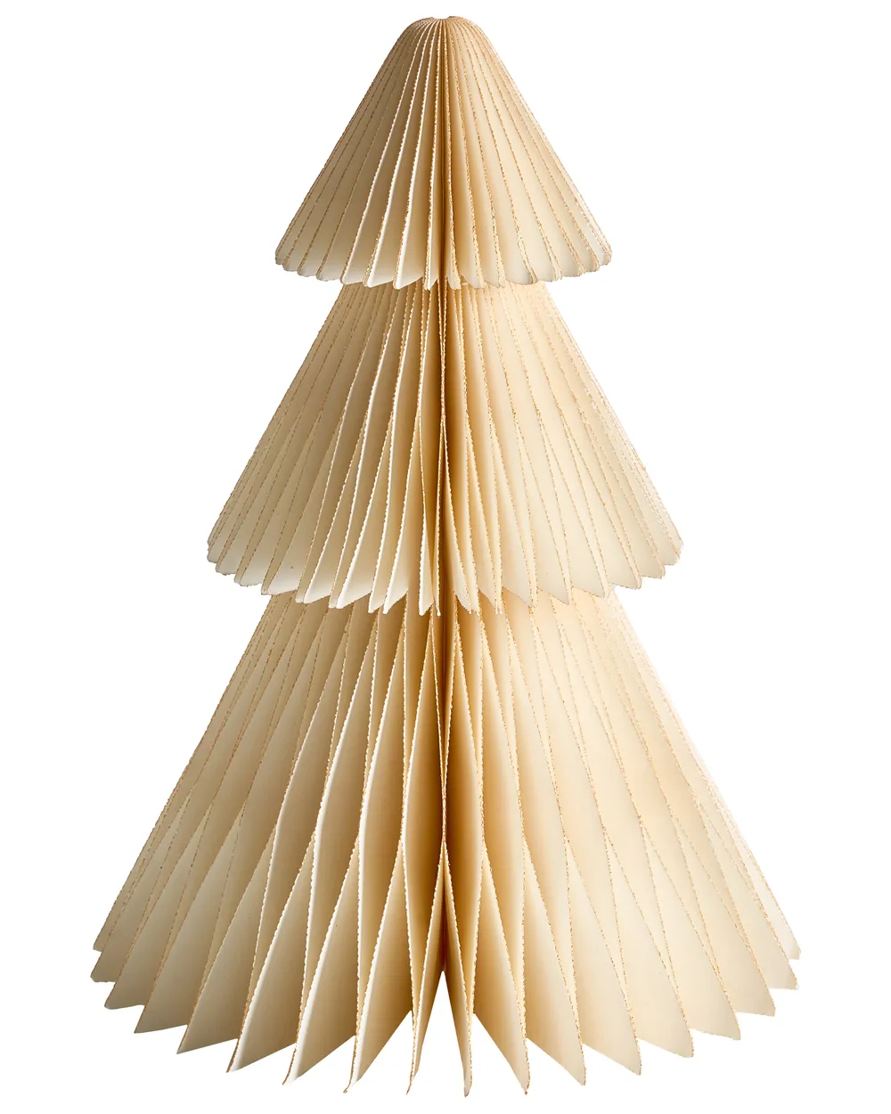 Set med 5 juldekorationer VORMA 25 cm Julgran Beige/ Grön_1030618