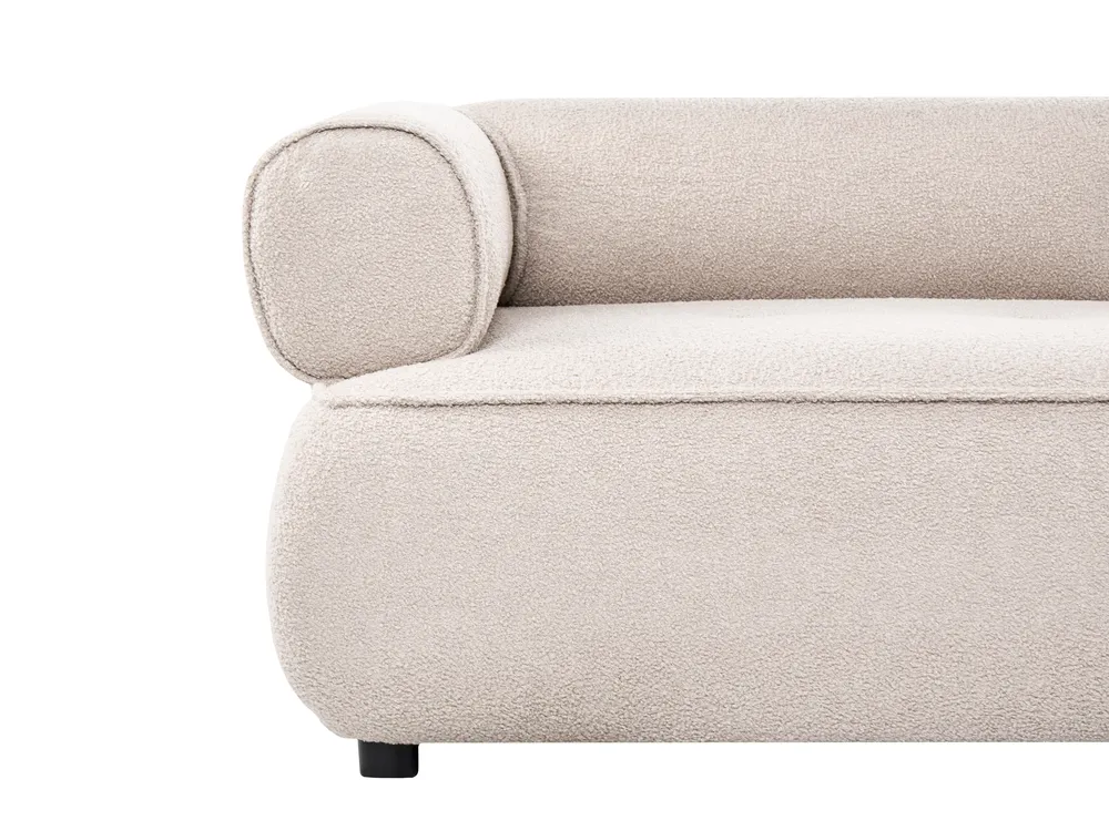 Soffa 3-sits SALLA med fotpall Bouclé Beige_1058126