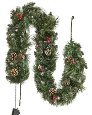 Julgirlang LED WAPTA 180 cm Grön_832038