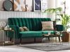 Sofa Bed 3 Seater VIMMERBY Velvet Emerald Green