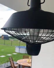 Ripustettava infrapuna-terassilämmitin AMIATA 2100 W Musta_969462