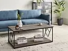 Coffee Table FORRES Brown/ Black