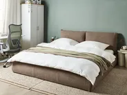 Waterbed Boucle VINAY 180 x 200 cm (EU Super King) Brown_970370