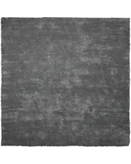Shaggy Rug DEMRE Dark Grey 200 x 200 cm_714805